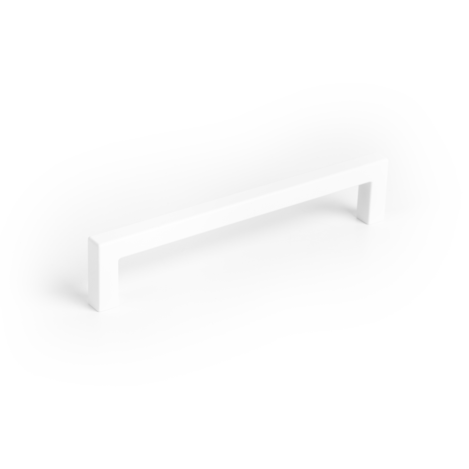 Poignée U BA128 L136.5 zamac mat blanc