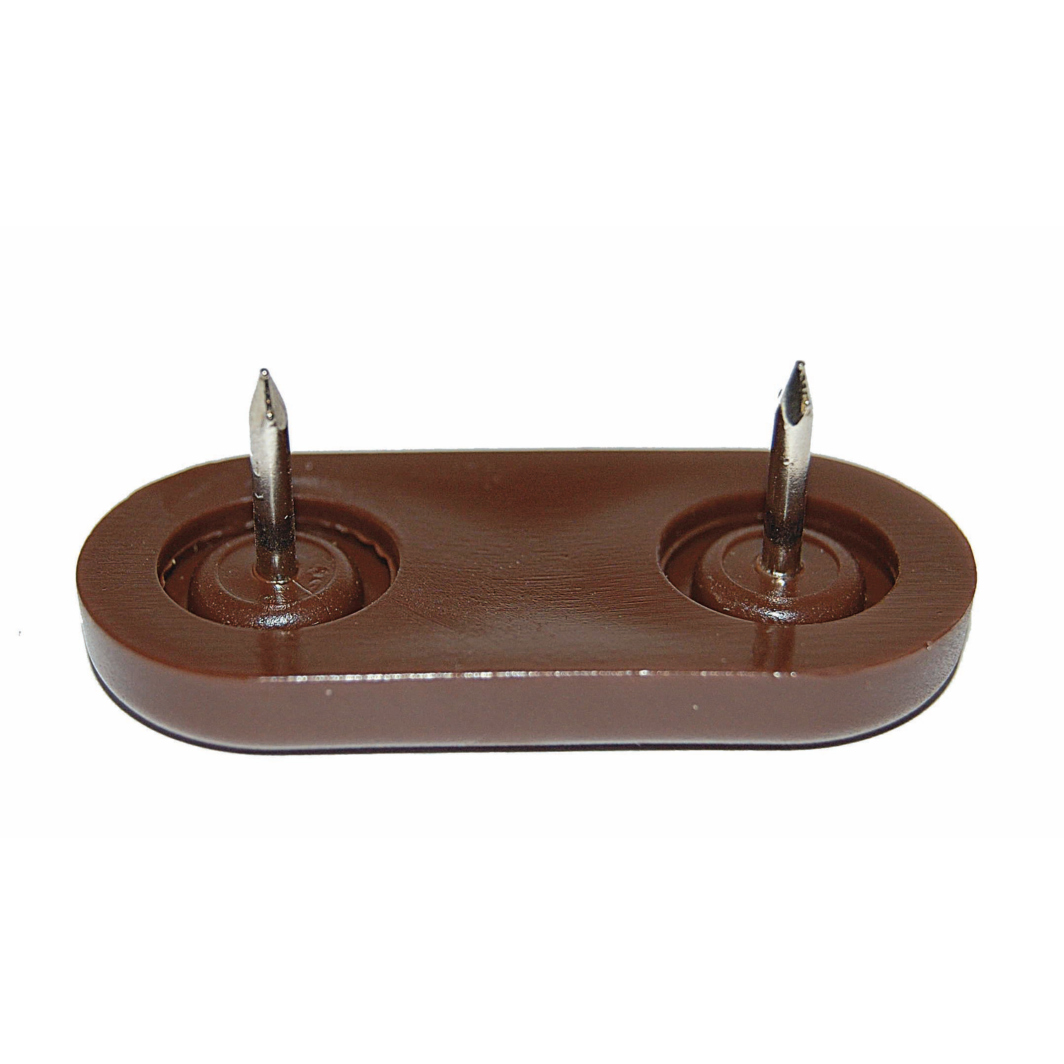 Glissieres 45x20mm no.72 brun + 2 clous  