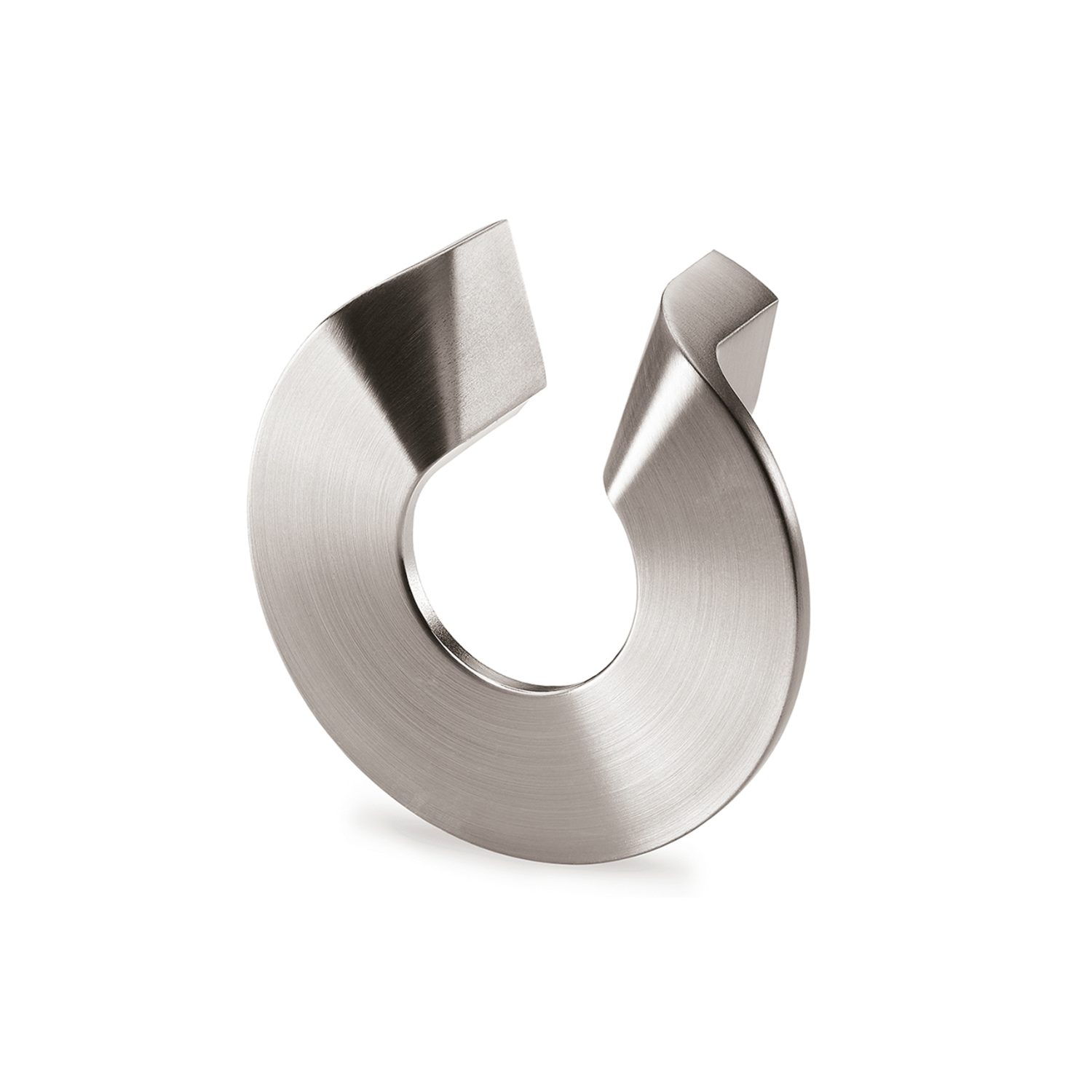 Greep Tolfo, boorafstand 32, L 76 mm, B 76 mm, H 26 mm, roestvrij staal finish geborsteld