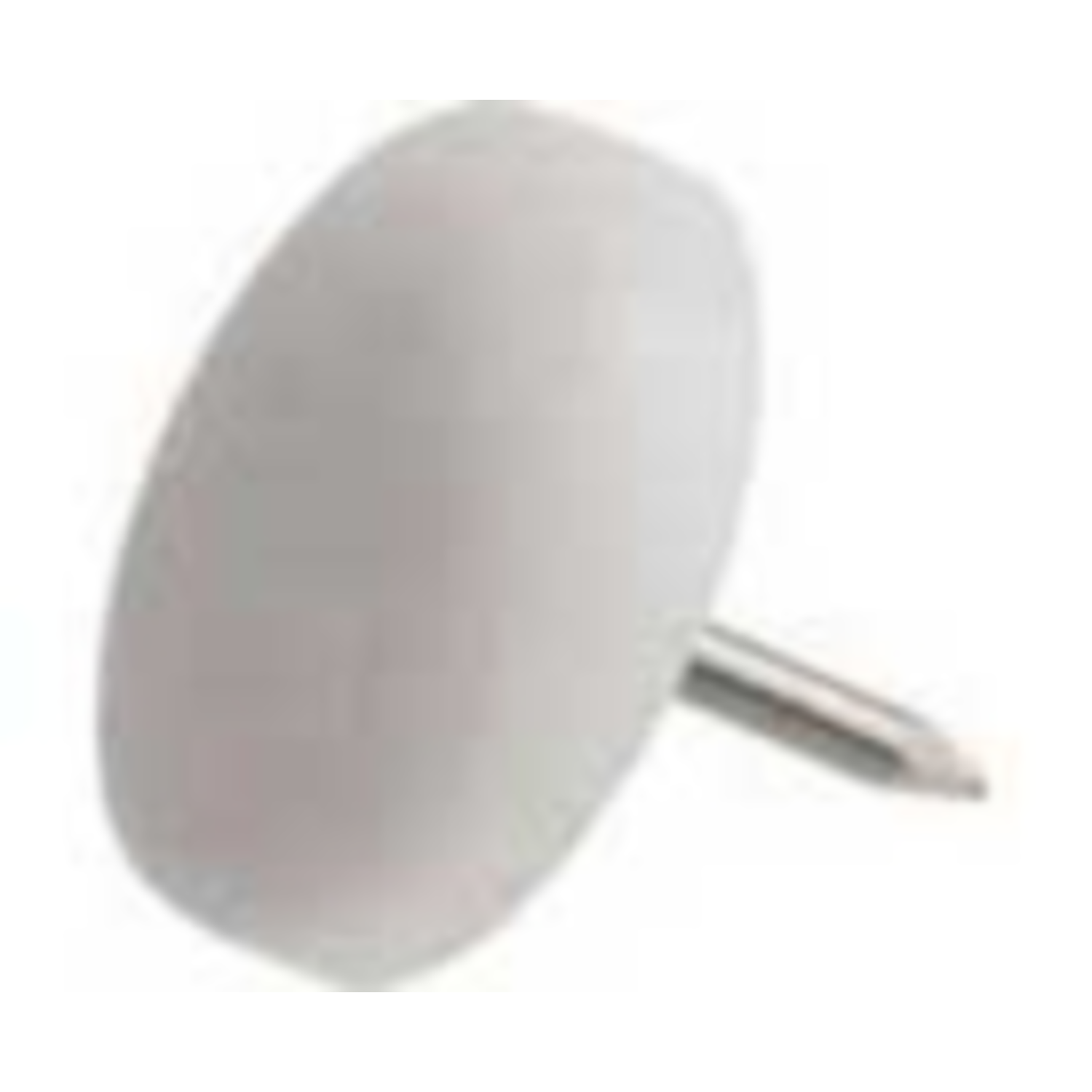 Glissieres pr.pieds 64/30mm blanc  