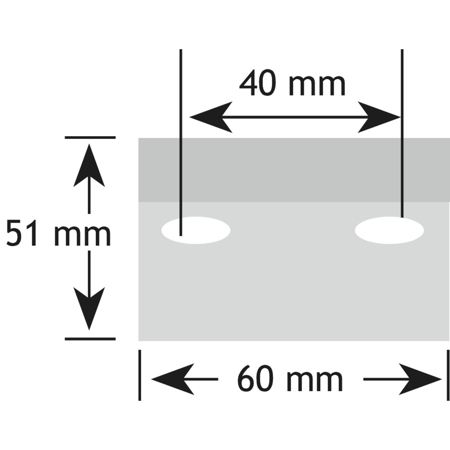 Profilé pour suspendre 60mm zingué  
