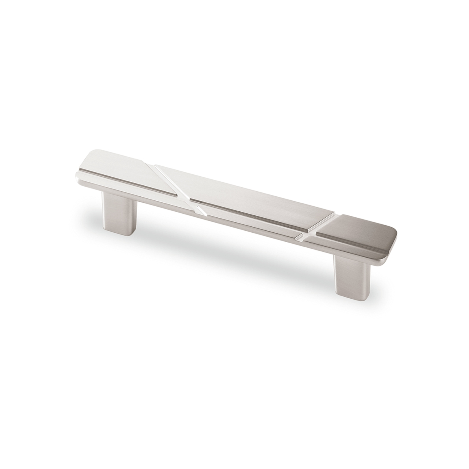 Greep Celista, boorafstand 128, L 160 mm, B 25 mm, H 27 mm, roestvrij staal finish geborsteld