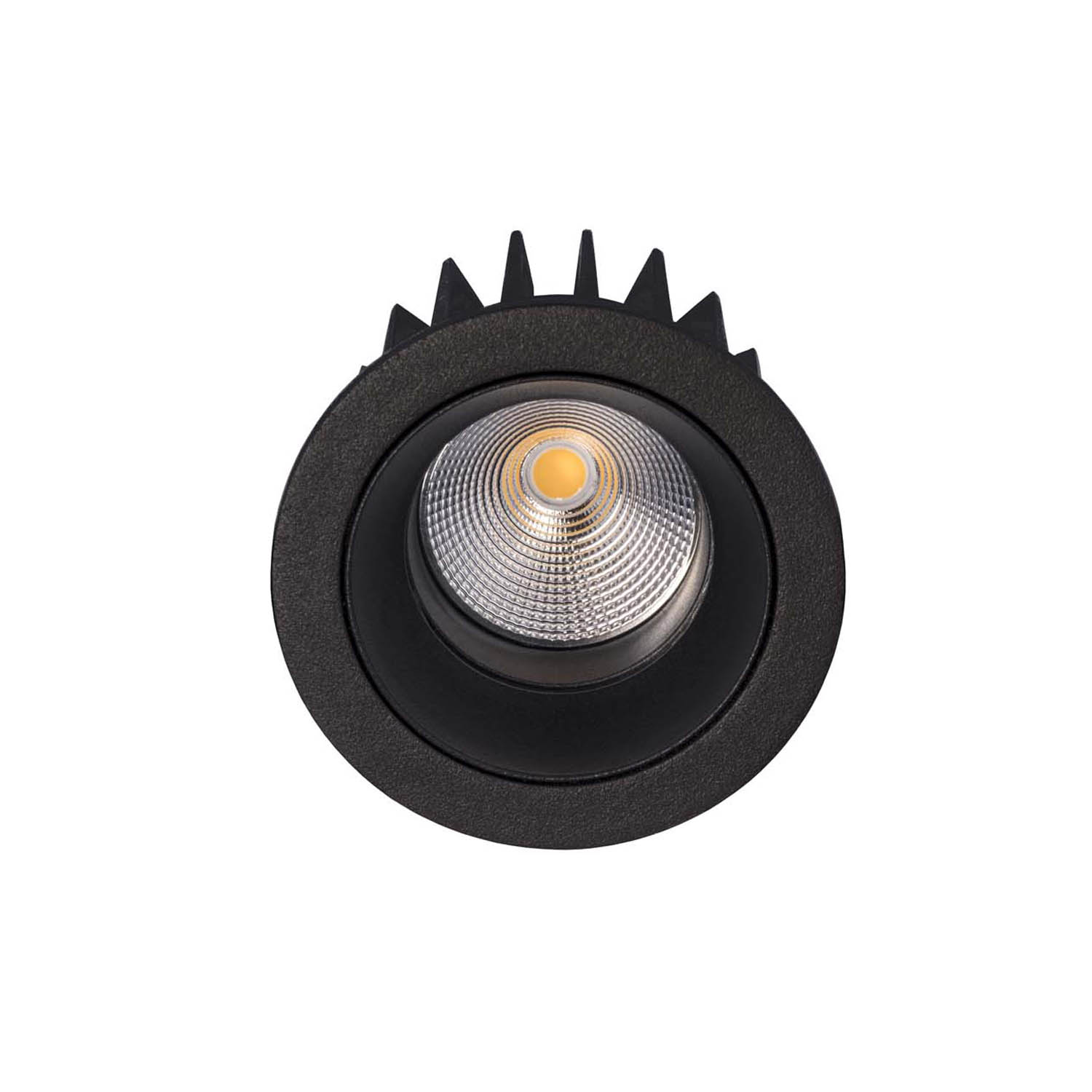 Led trend Round zwart mat 2700K 9W 230 V