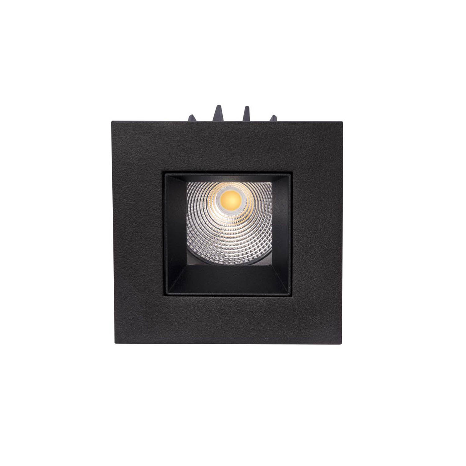 Led trend Square noir mat 2700K 9W 230V 