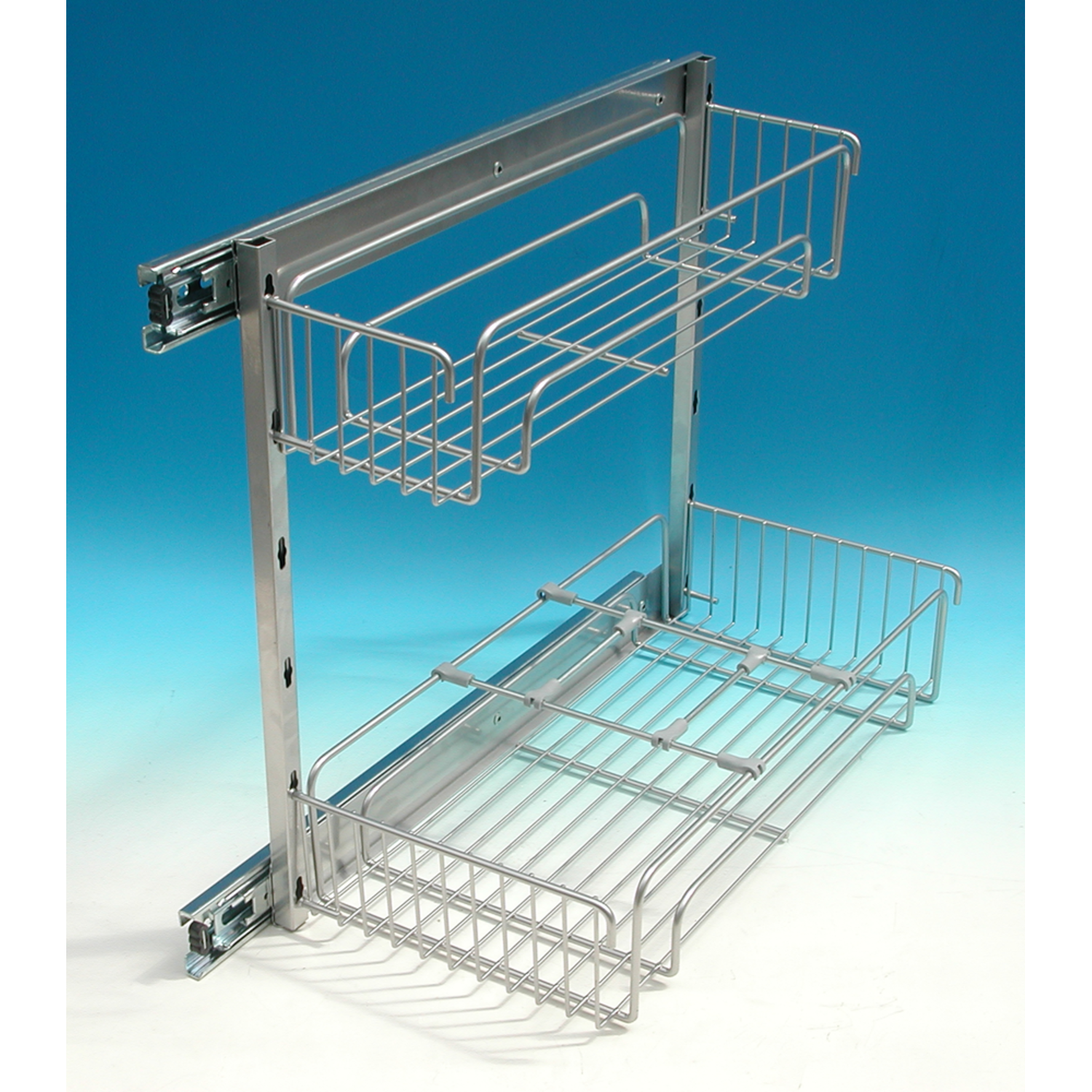 Coulisses latérales c.30cm h430xl247mm avec 2 paniers + 4 entretoises