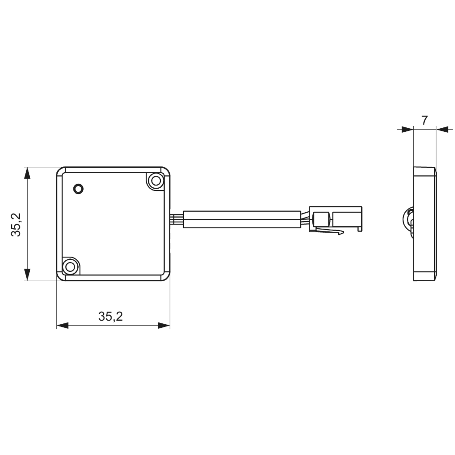 Mec Driver capacitieve sensor zwart