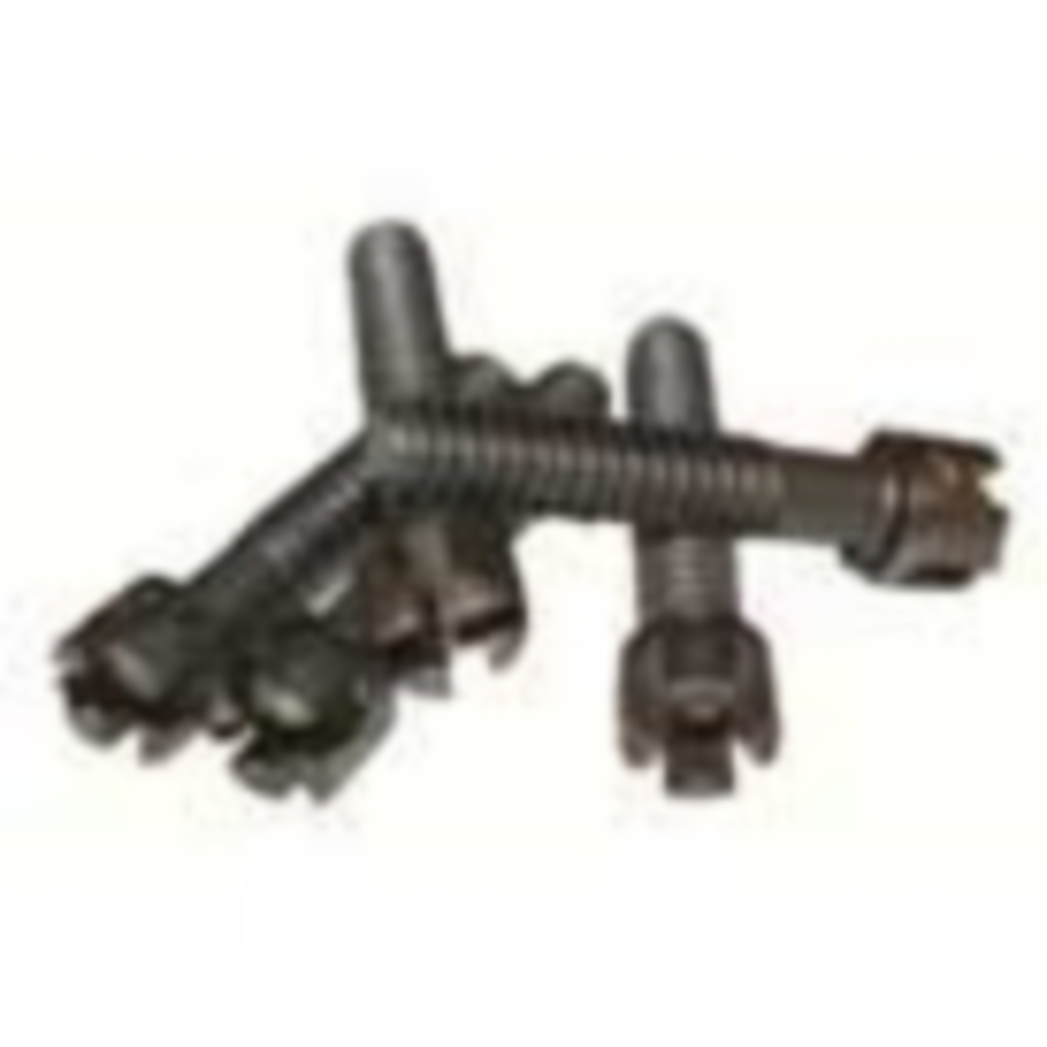Ferr.d'arm.hamburger vis 60mm fer blanc 