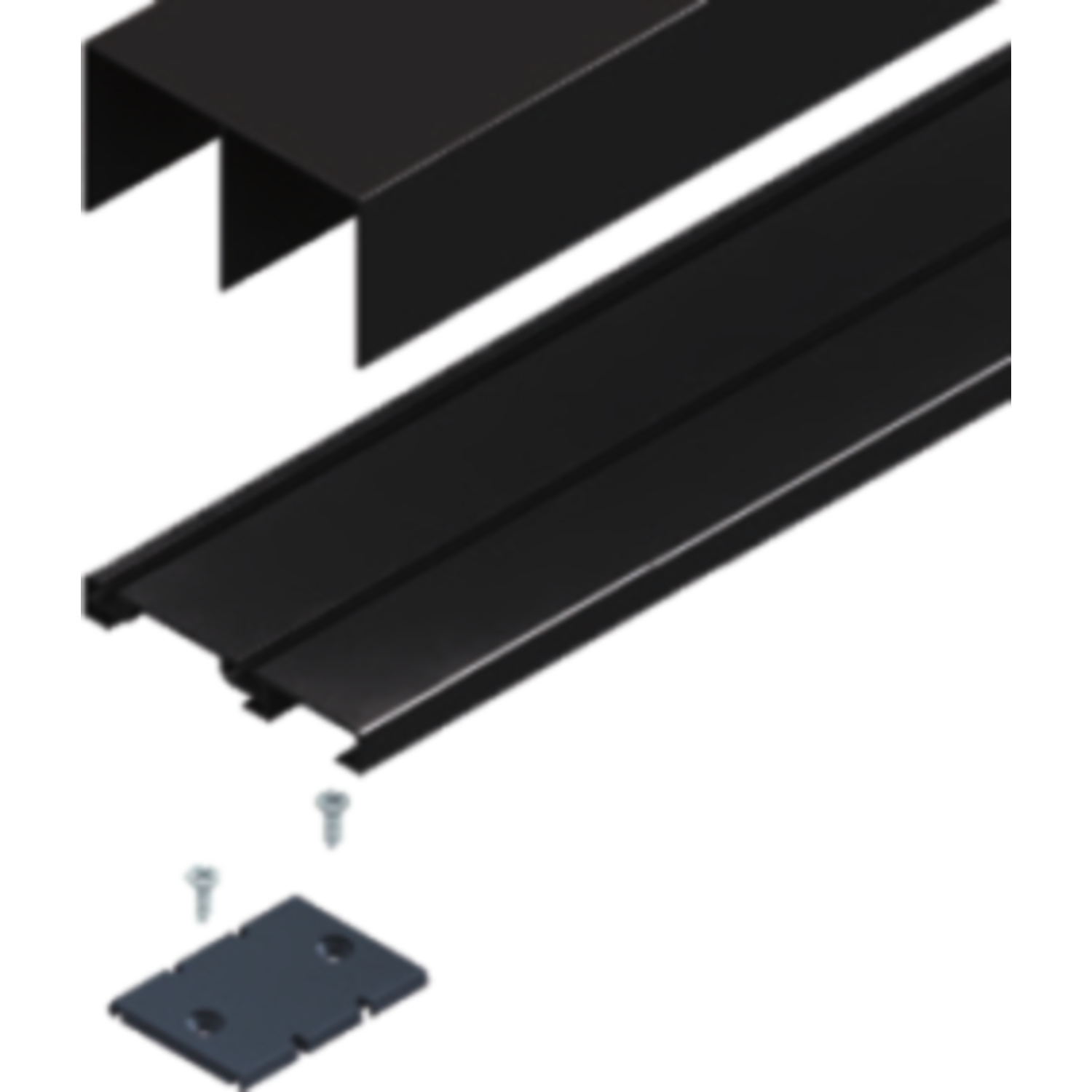 Set boven en onder S85 3m zwart