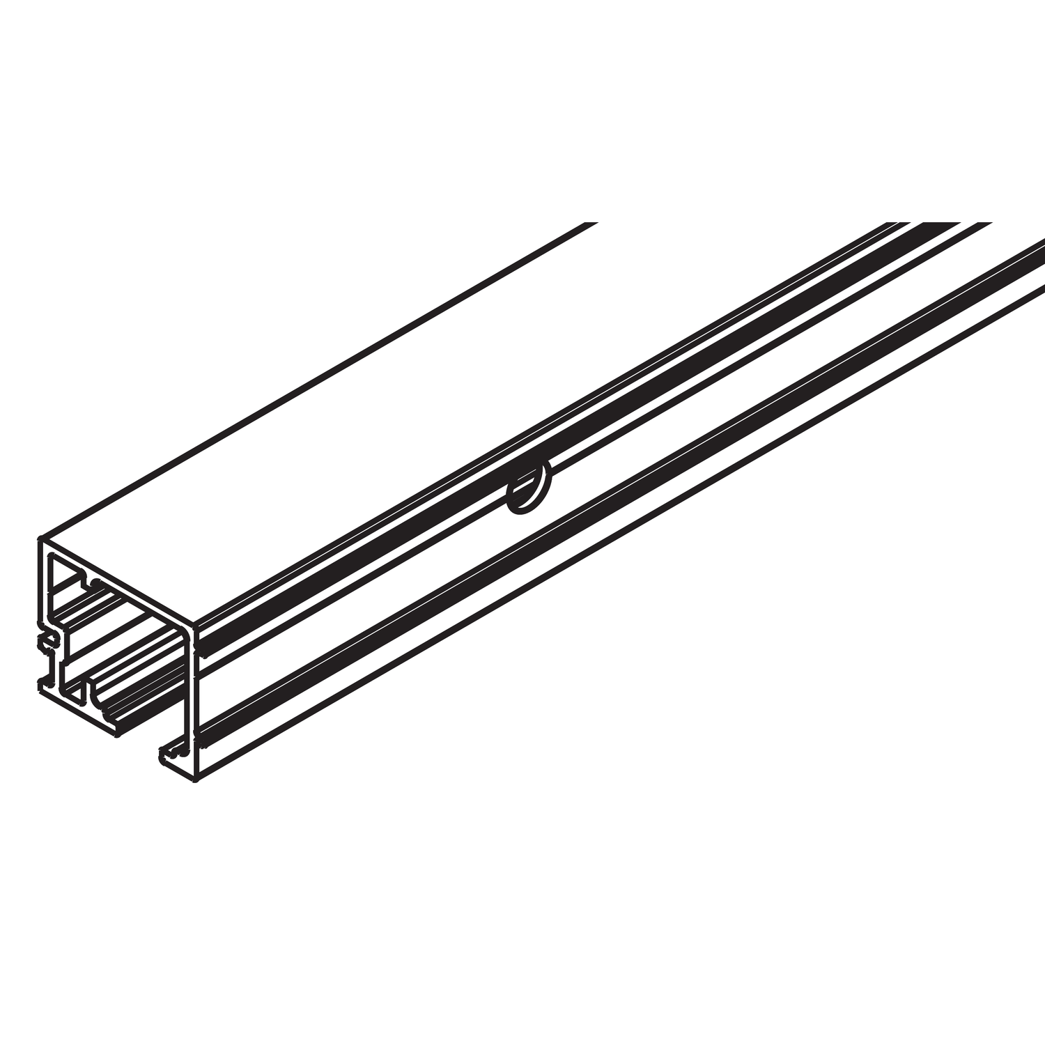 Hawa Junior 80/100 rail roulemet montage mural 3m 
