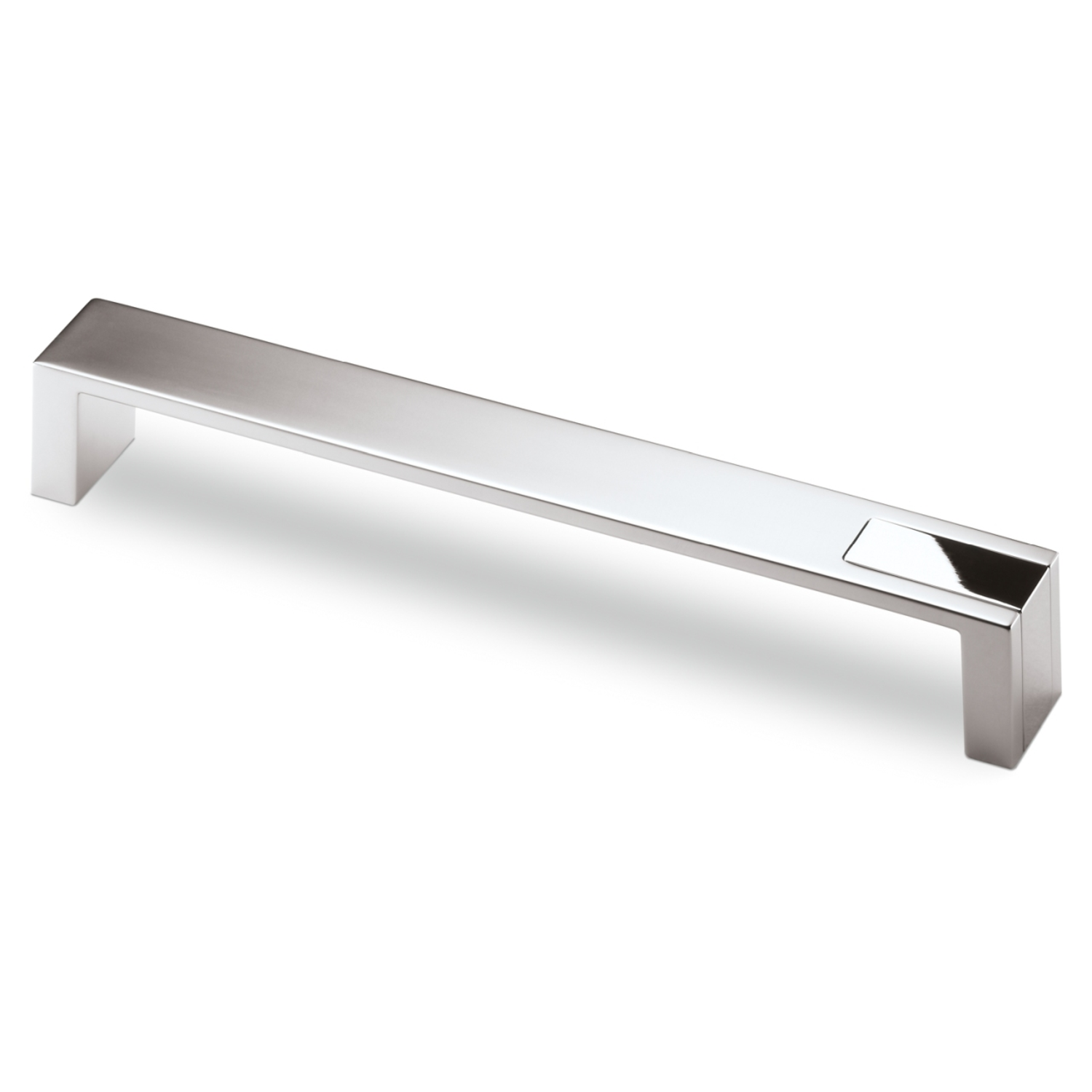 Greep Intra, boorafstand 192, L 204 mm, B 25 mm, H 26 mm, Mat verchroomd / glans verchroomd