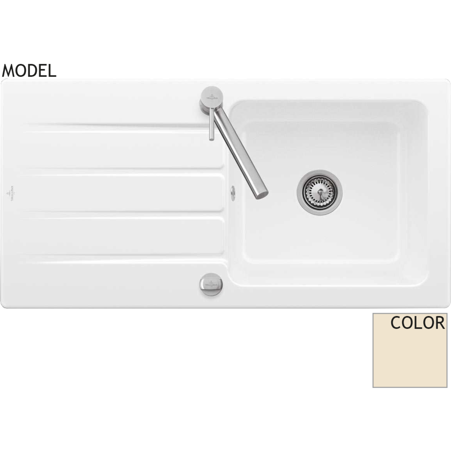 V&B 3360.01.fu architectura 60 ivoire  ceramicplus
