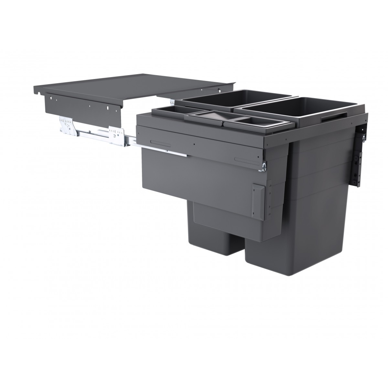 Hailo eurocargo-Synchro k.60cm 2x38l+12l SoftClose