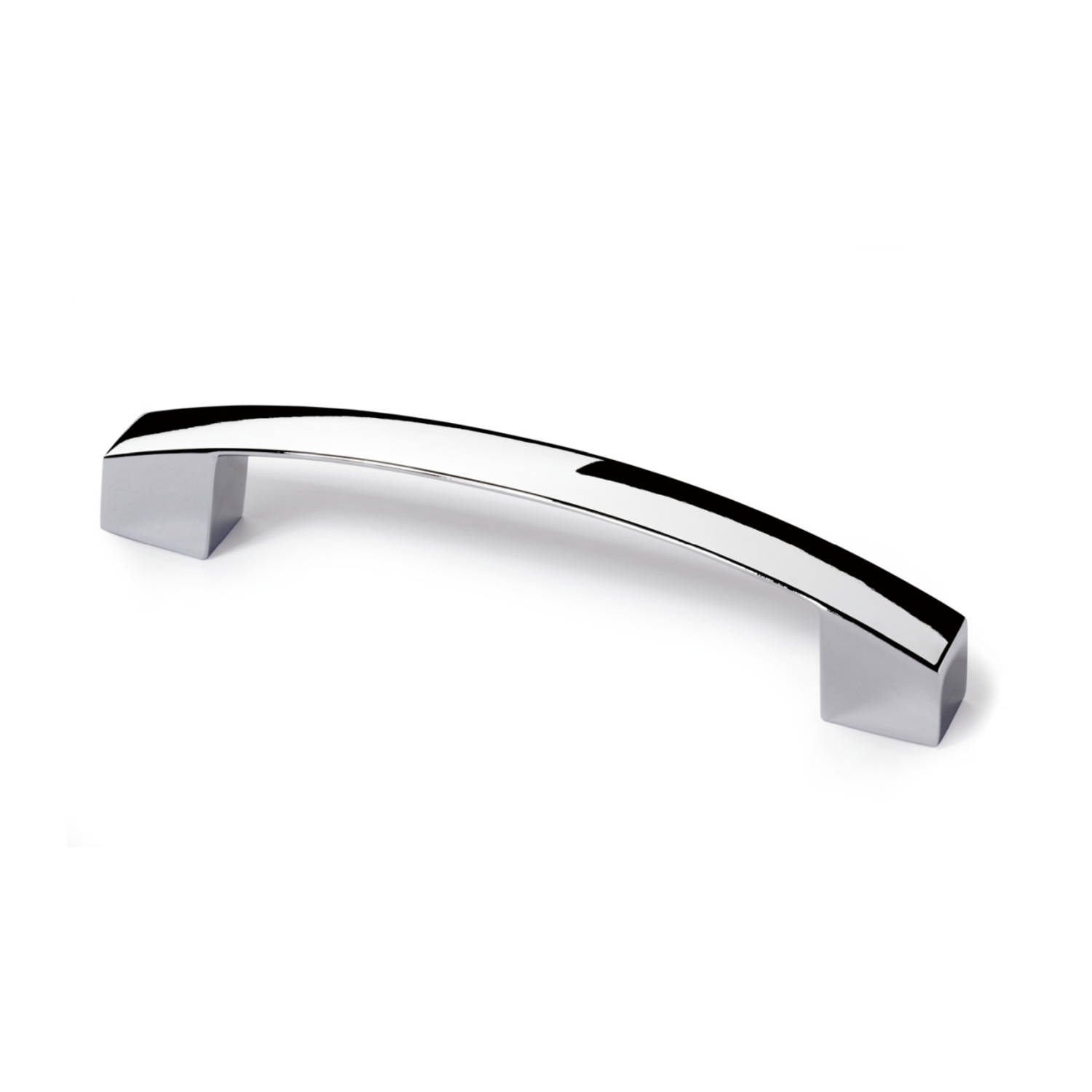 Greep Vantania, boorafstand 128, L 144 mm, B 14 mm, H 27 mm, glans verchroomd