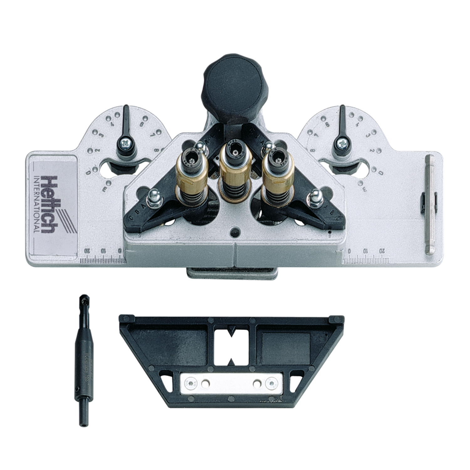 Gabarit de perçage charnière DrillJig, mèche ø 35 mm / 2 x ø 10 mm