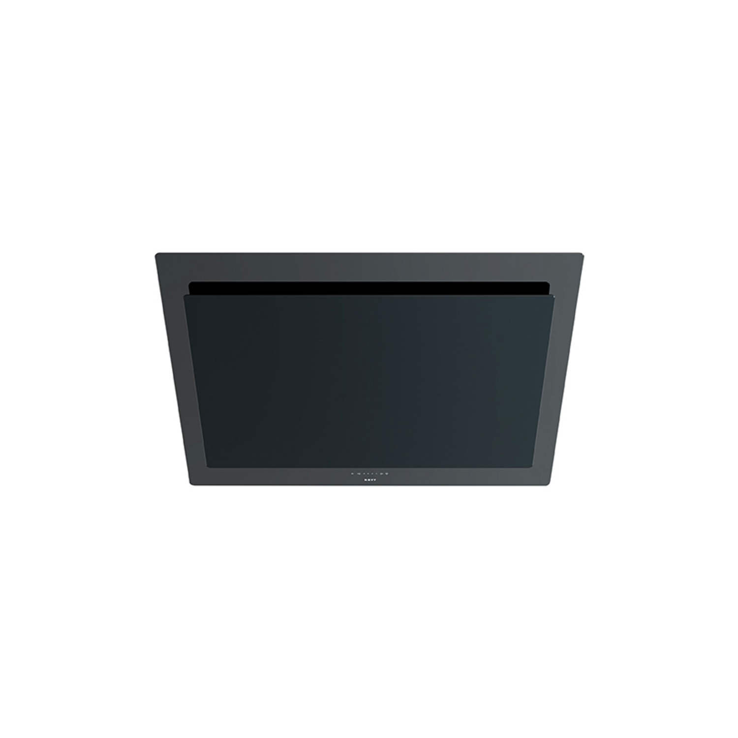 Novy Vision 90 cm noir verre hotte murale recircul 