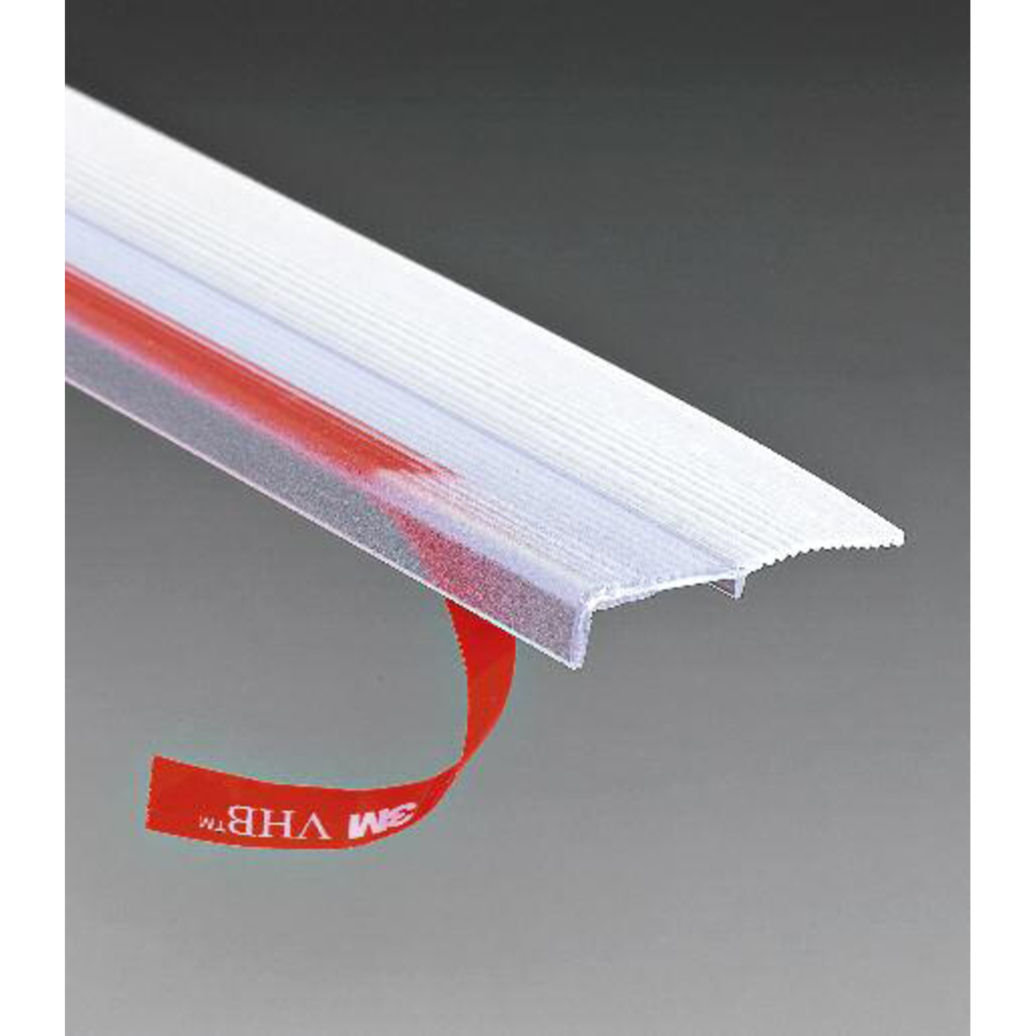 Joint adhésif av. languette couvre-joint recoupable, v. 8/13.5, B21+20 L3000, transparent