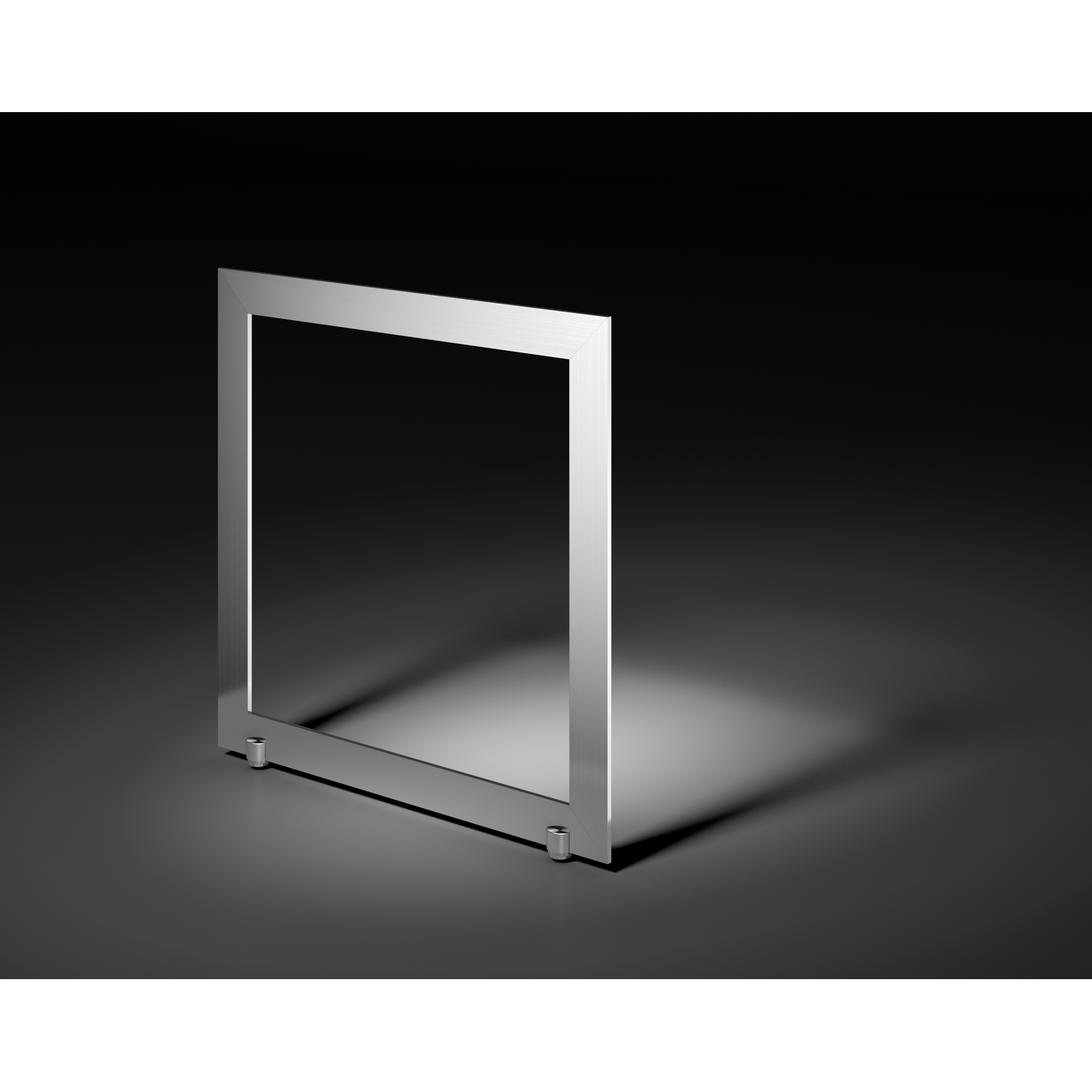 Pied milano pr table fixe inox 690x700mm  