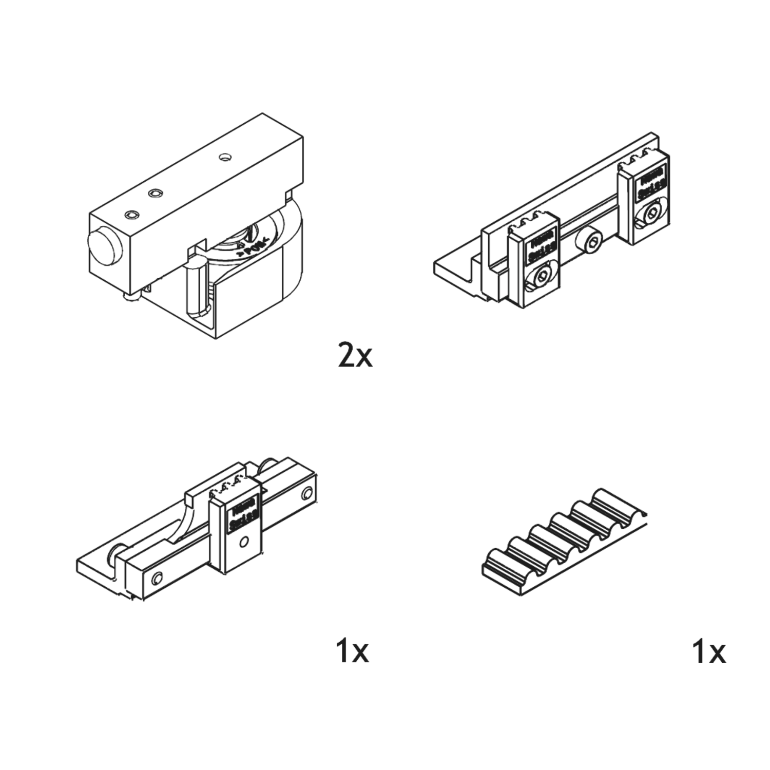 Hawa Junior 100/2 Symmetric Z garniture de base