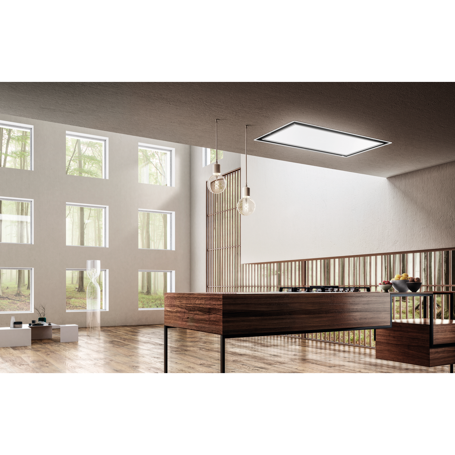 Skydome plafond aspiration blanc s/s moteur 100 cm 