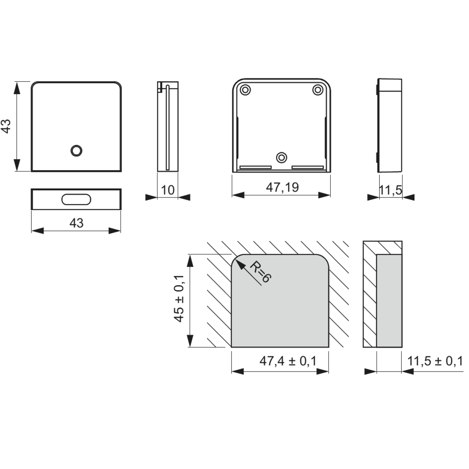 Mec Driver senseur-ir noir sans fil 