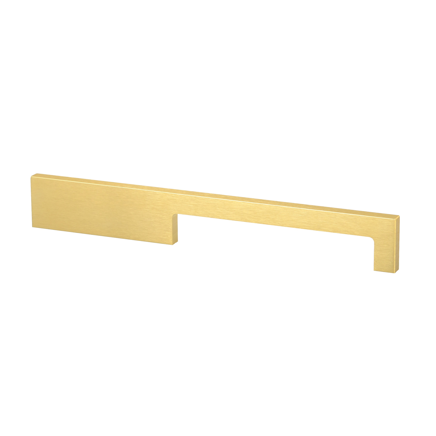 Greep drimo 224mm alu brushed gold asymm