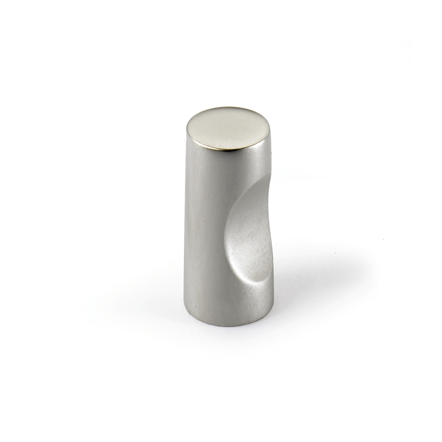 Bouton Almus, H 23 mm, ø 12 mm, Nickelé mat