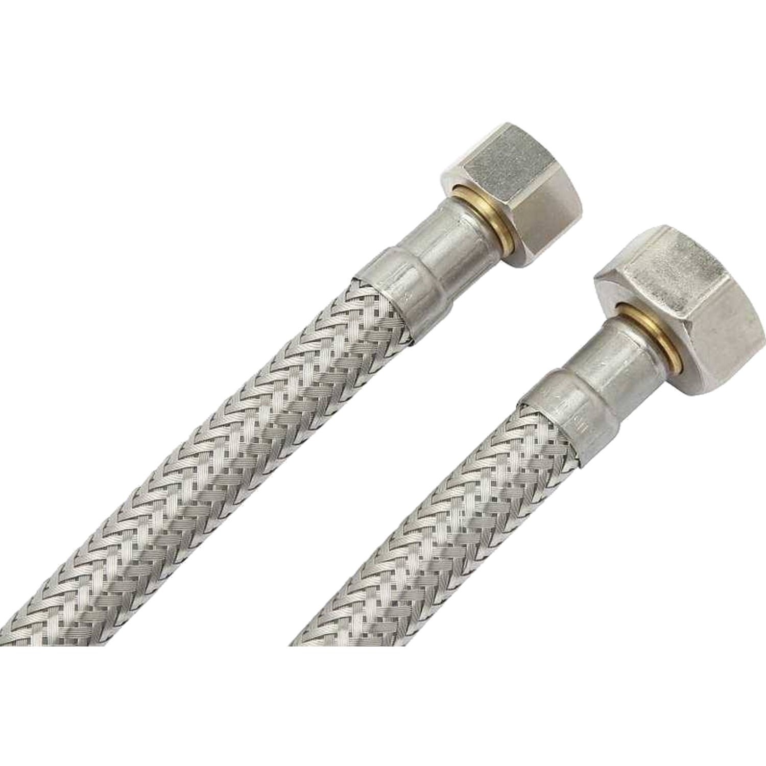 Tuyau flexible chrome saniflex 300mm 3/8f - 1/2f  