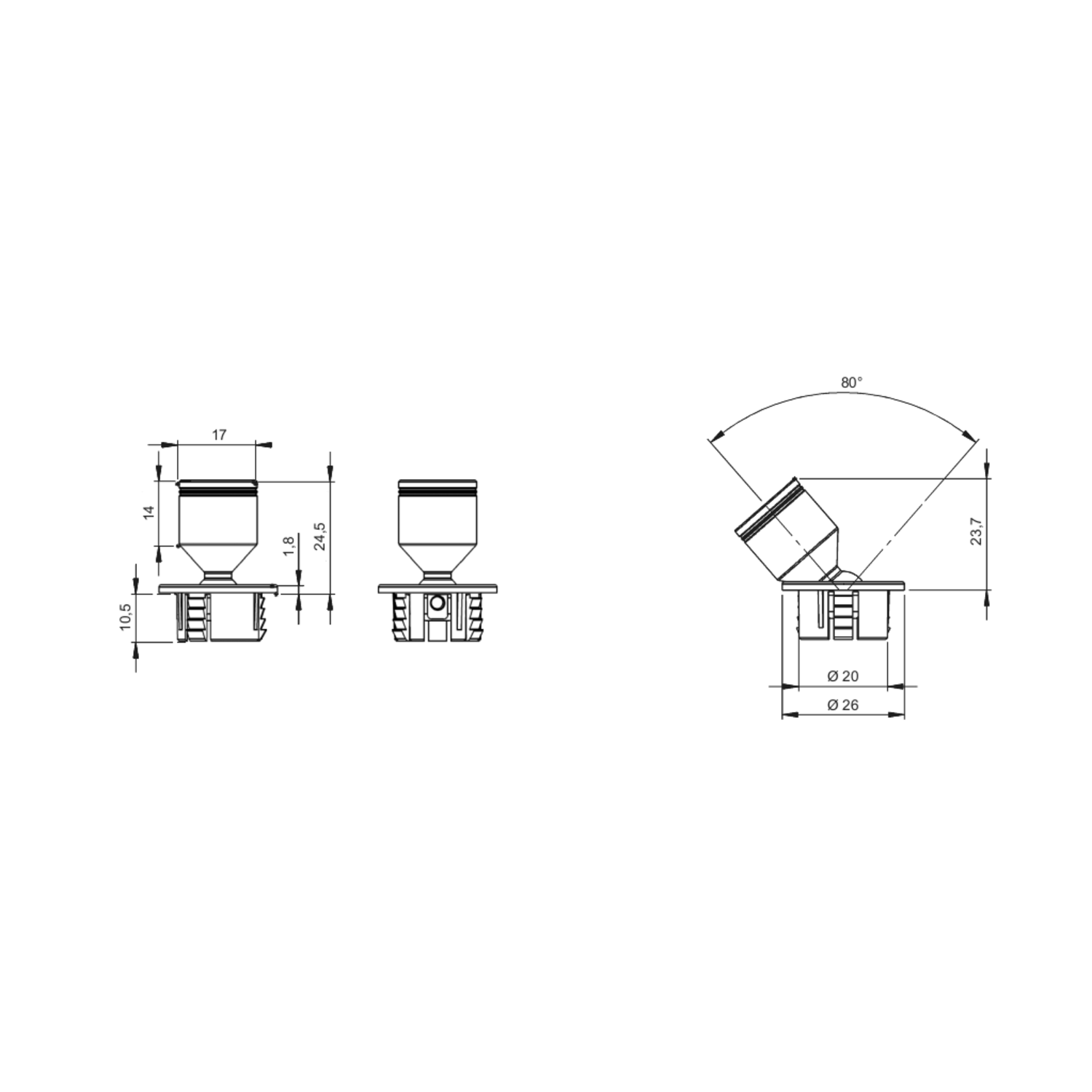 Led Emotion Flexspot 12V 1.3W wit