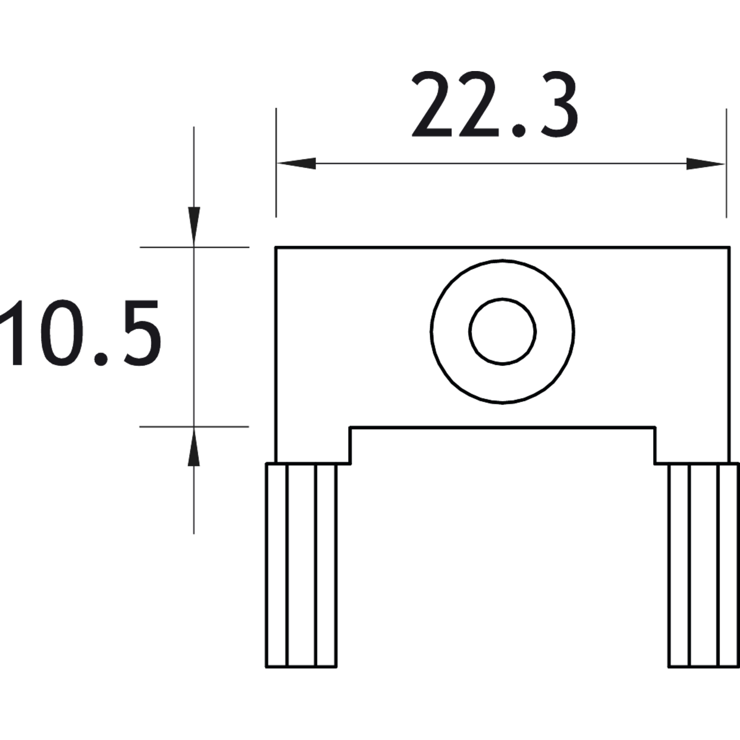 Eindkap te vijzen led profiel Channelline 11 (per paar)