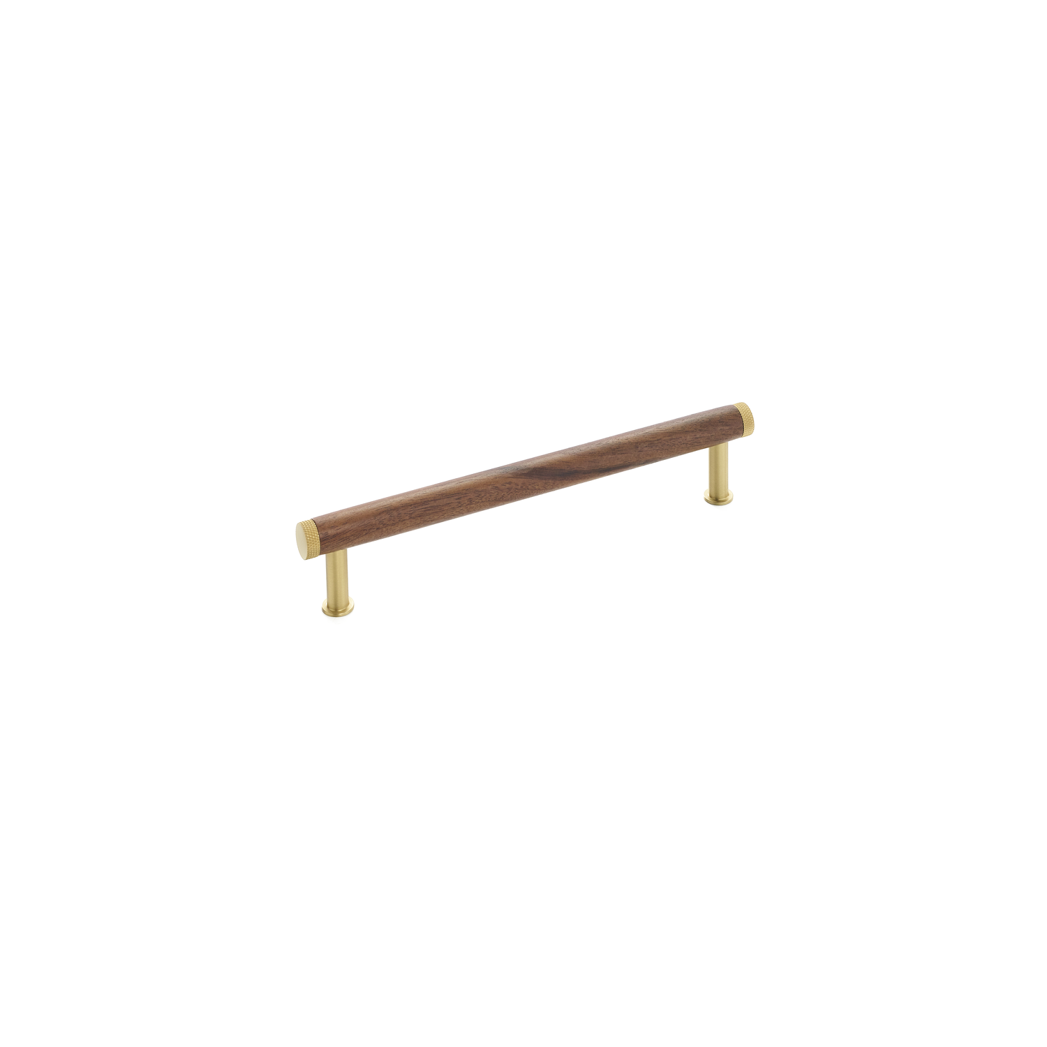 Greep qupon ba160 l186 walnoot/geborsteld goud