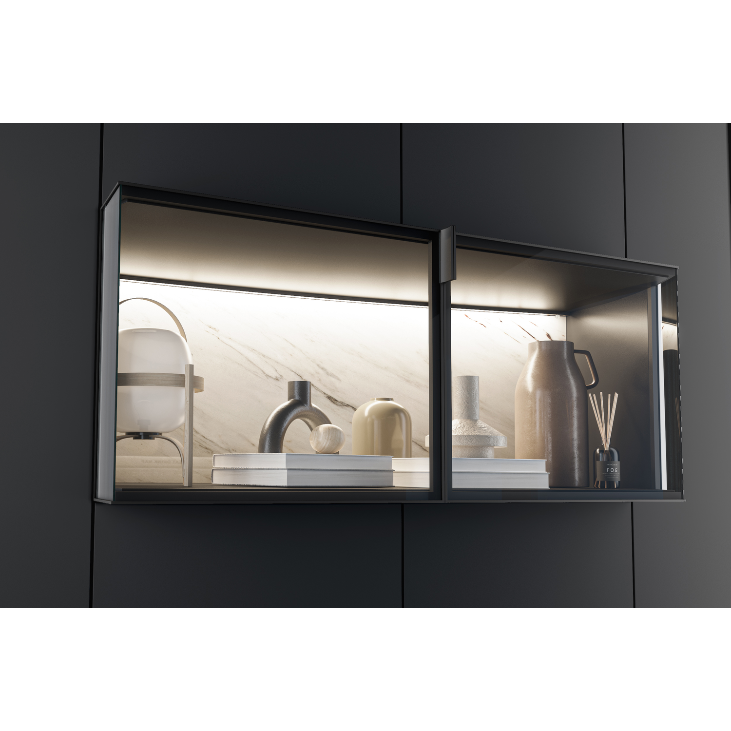 Bel xt éclair led noir 563 senseur 3000K 3,68W 