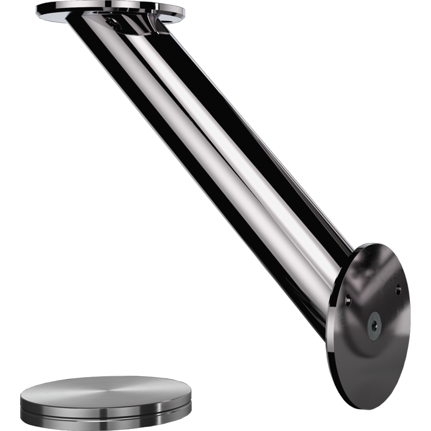 Support de bar Brindisi d.45mm inox  