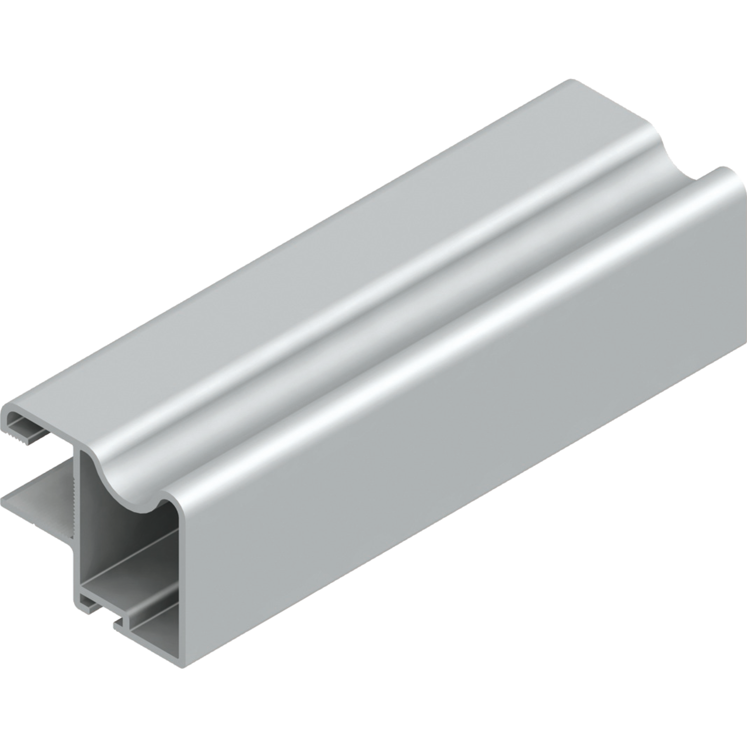 Vertikaal profiel TR10 Terra 2.6m alu zilver