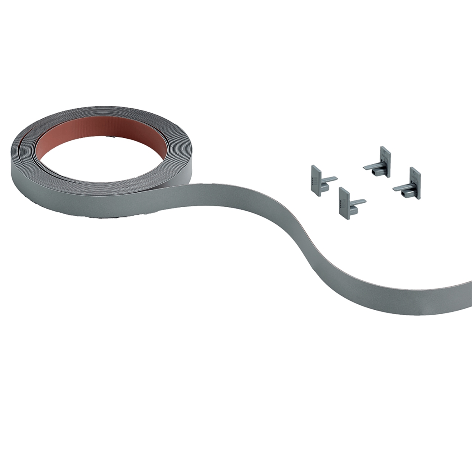 Kleurensets voor de kleurafdekking van de loopprofielen, 18 mm, zilver, 2500 mm