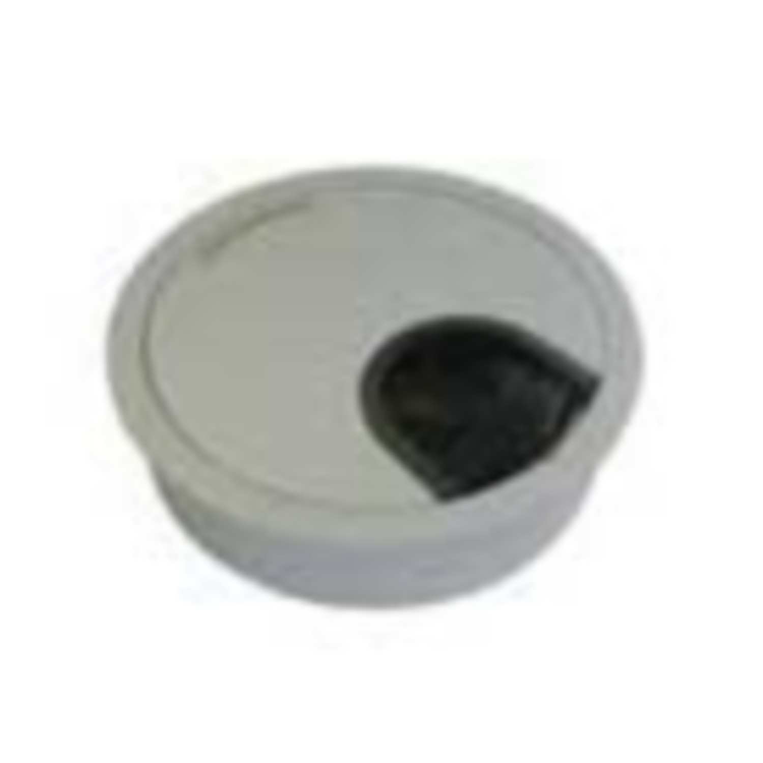 Passe cable d.60mm metale inox-look  