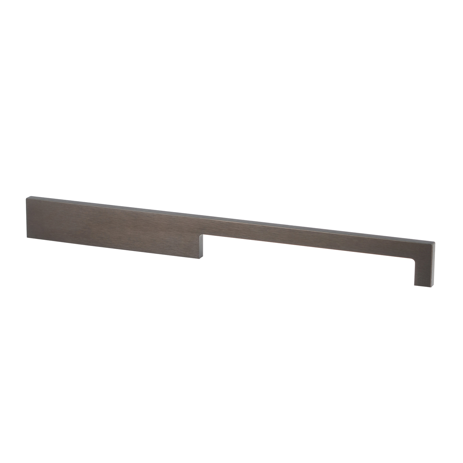 Poignée drimo 320mm alu bronze foncé brossé asymm 