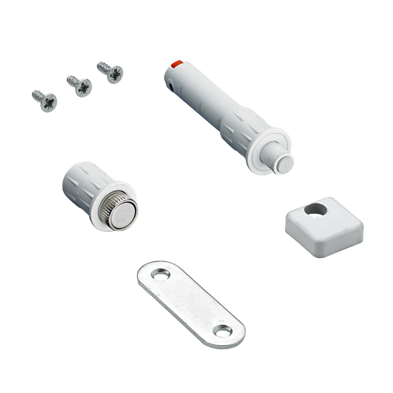 WingLine L, Maintien magnétique en position fermée « Design » pour le kit de base Push to move, blanc