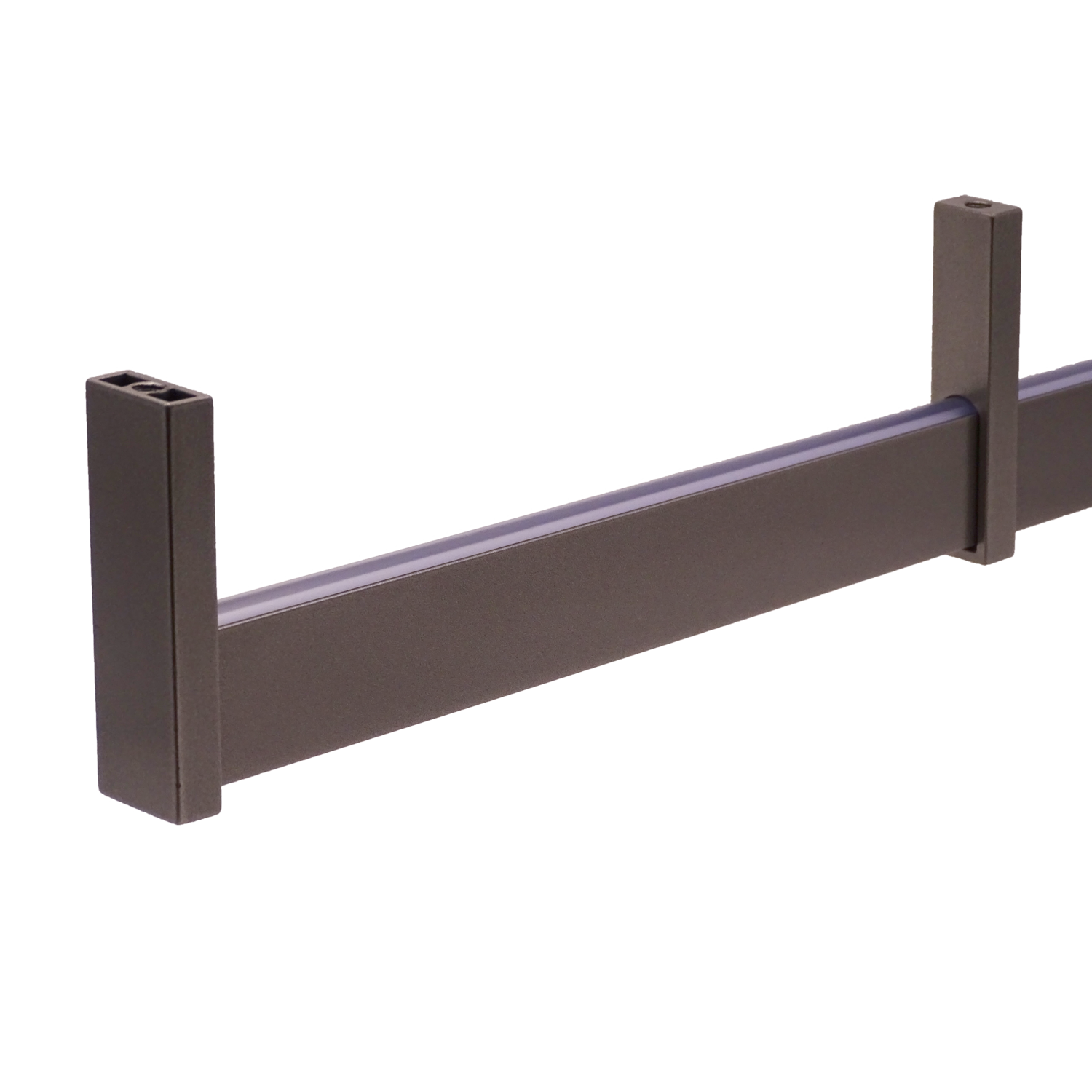 Support pour barre de penderie manganese linear alu