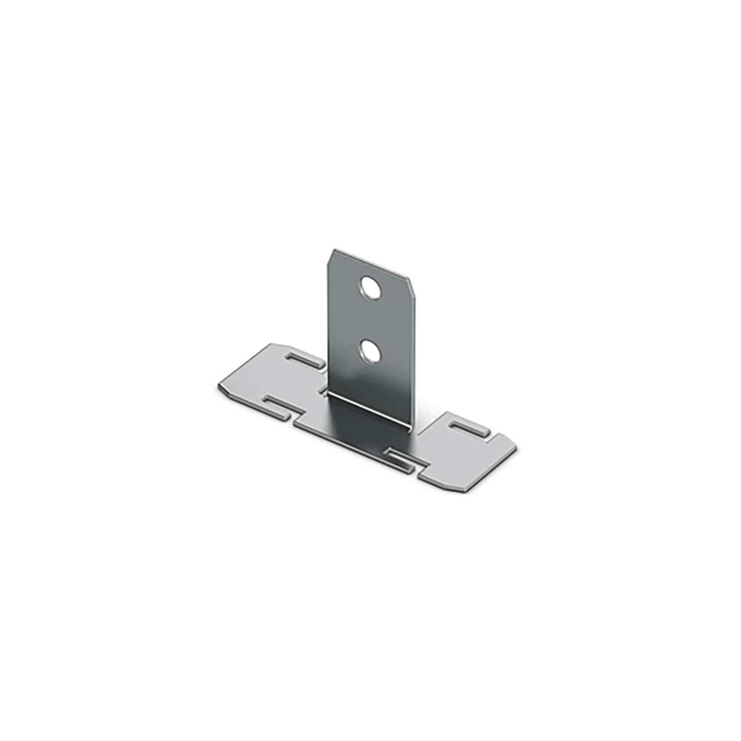 Plaque de fixation pour profil poignée pour installation sous le plan de travail