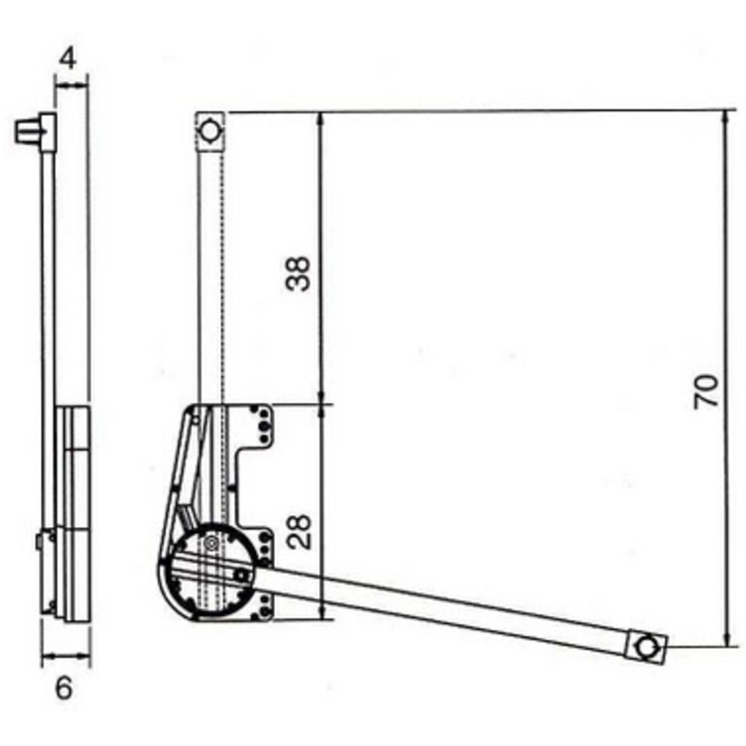 Élévateur lift 700 15 kg brun 
