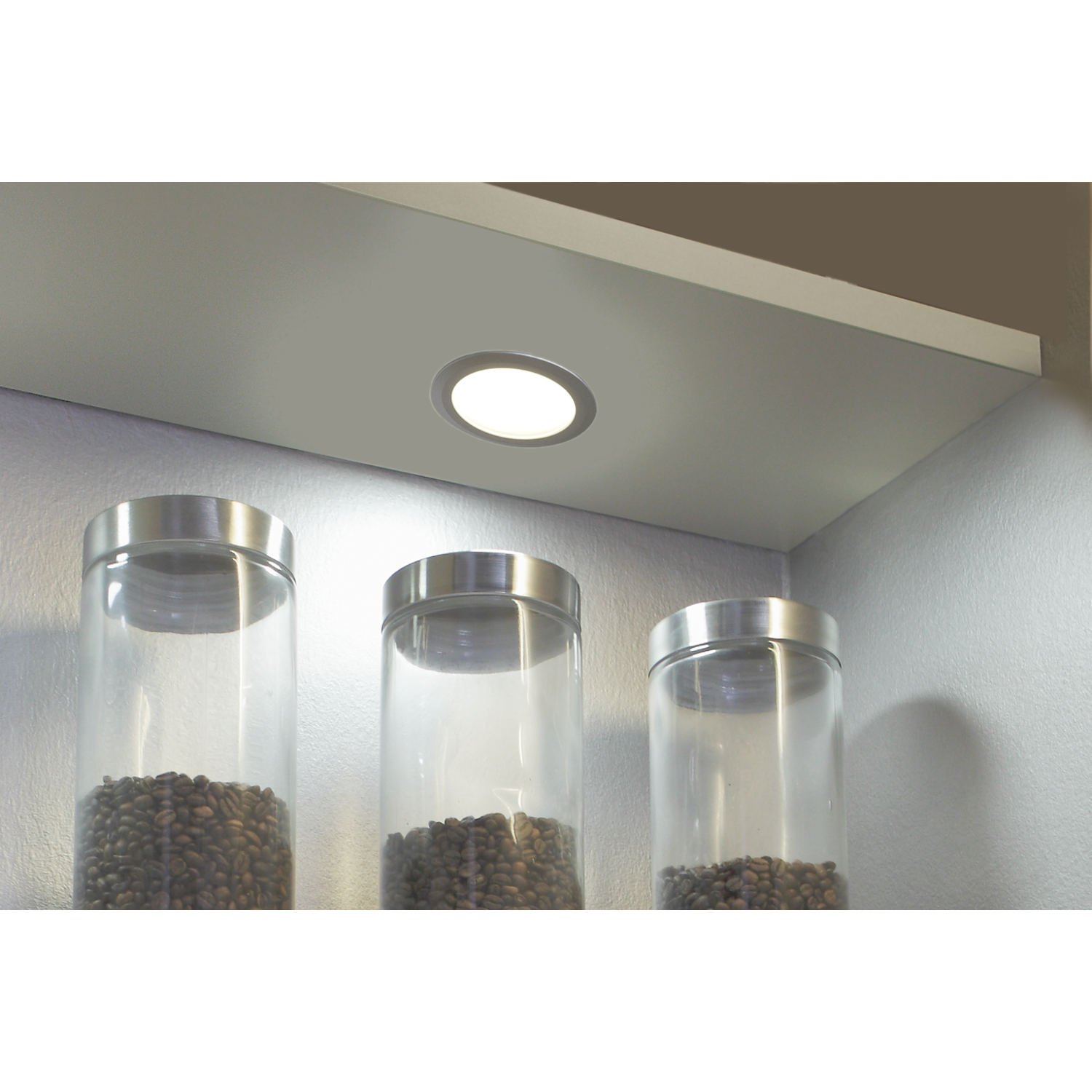 Set 5 x Led ld8011 RVS-look 2w/350ma 4000K+konvert er 15W/350ma