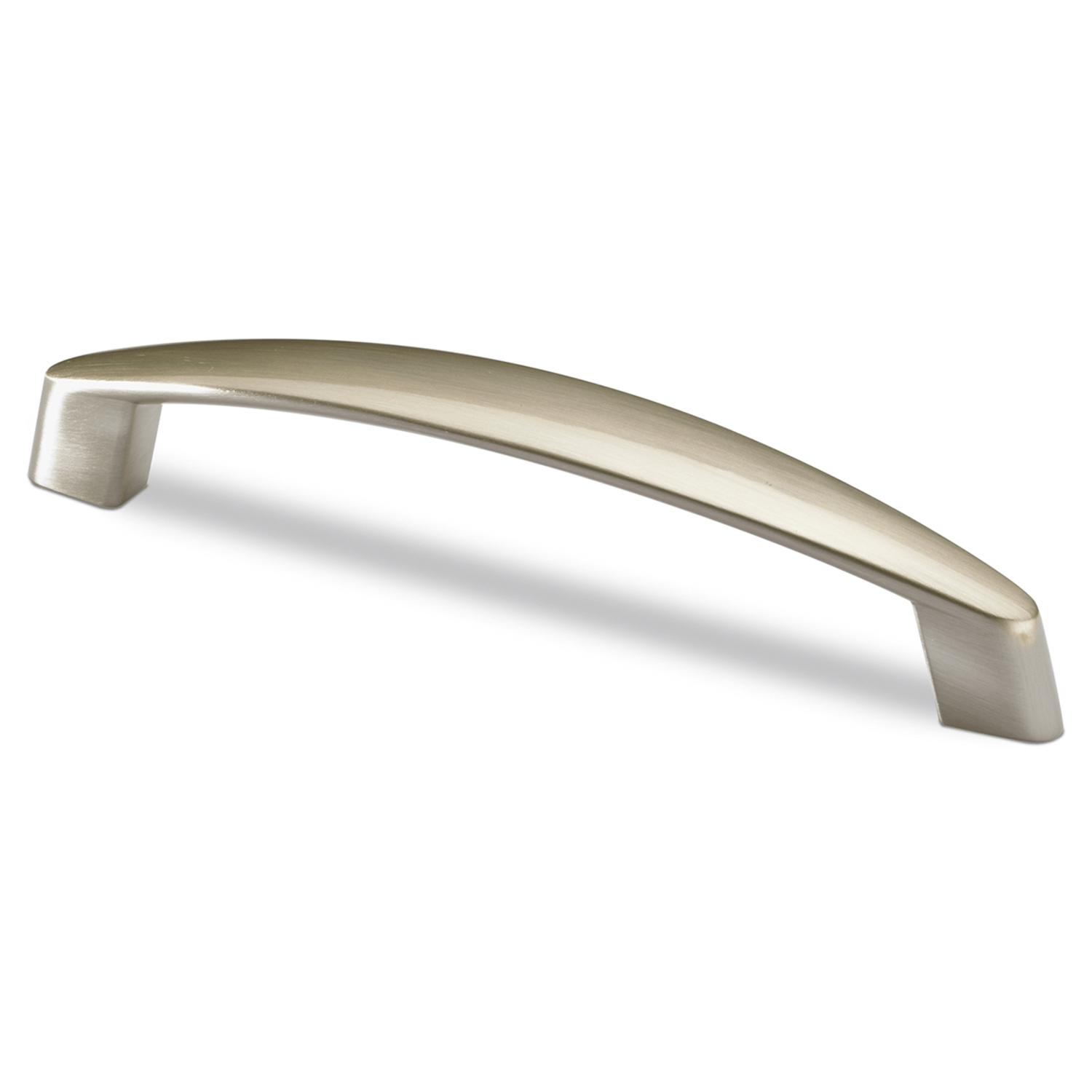 Poignée Dinia, entraxe de perçages 128, L 143 mm, B 18 mm, H 29 mm, aspect inox brossé
