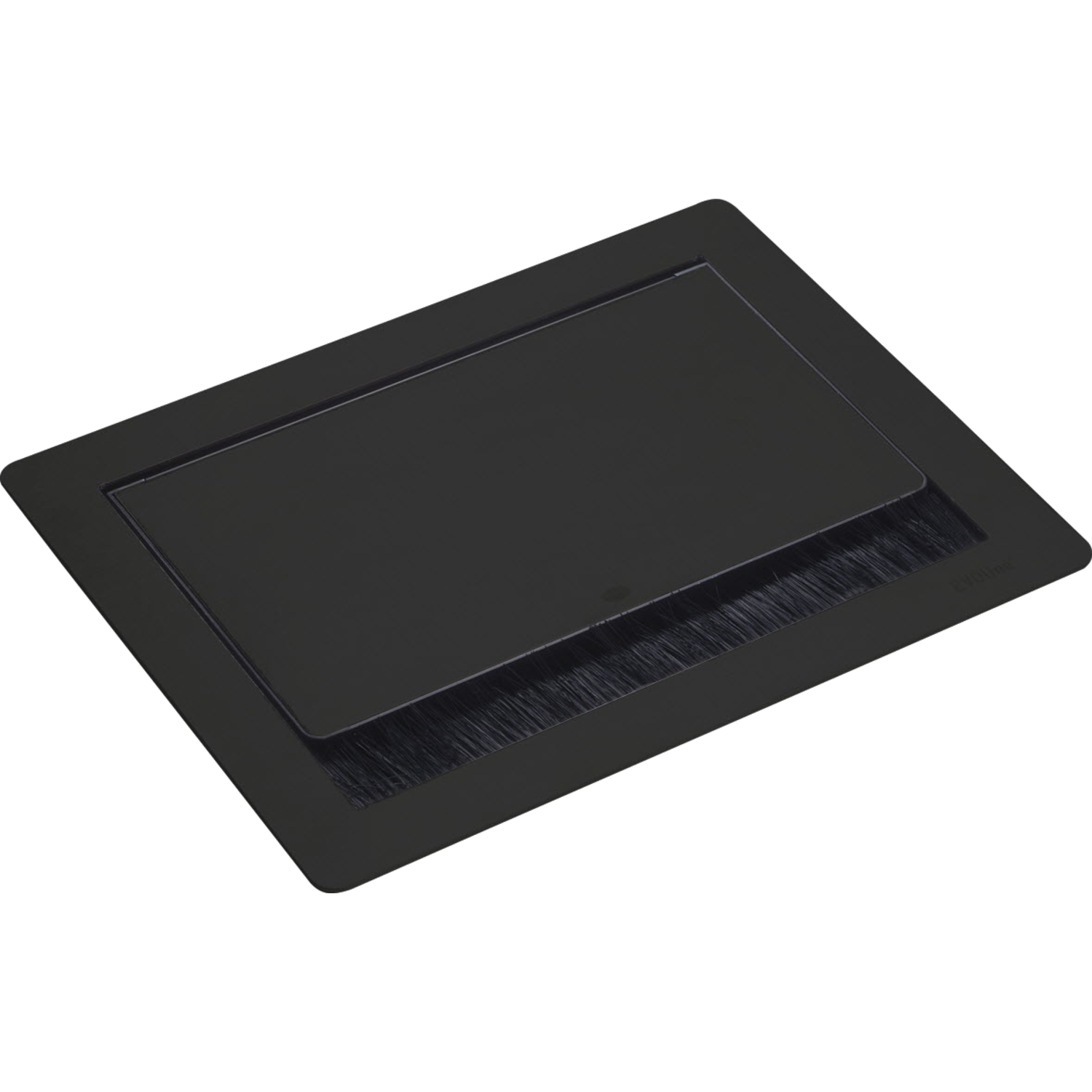 Evoline flip top push small zwart gelakt nl-d-l3 s 3 stopcontacten