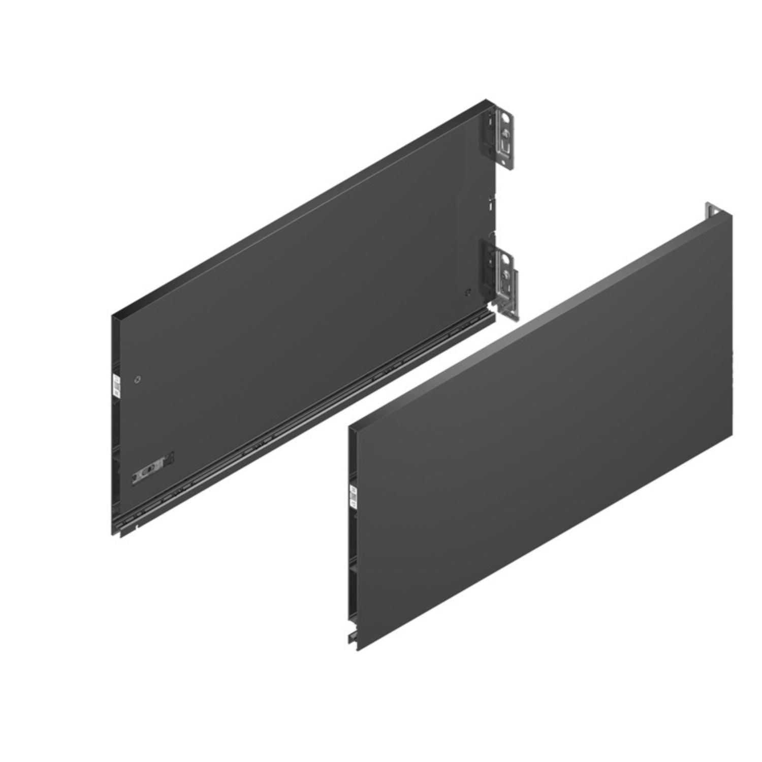 Vionaro set zijwand h249 nl600 grafiet