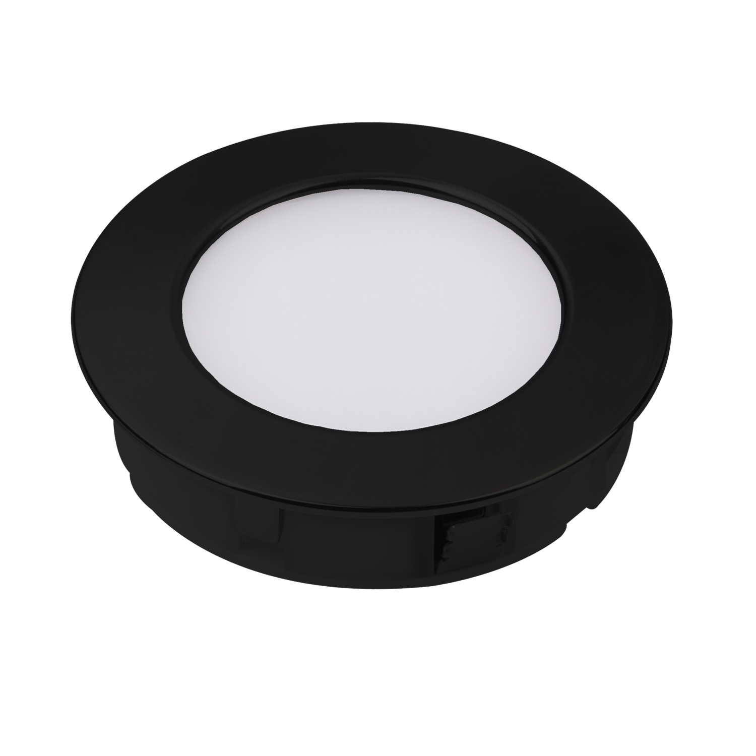 Spot Led solo d.58mm 2.4w 3000K 230V noir + 2 mètre de câble sans fiche