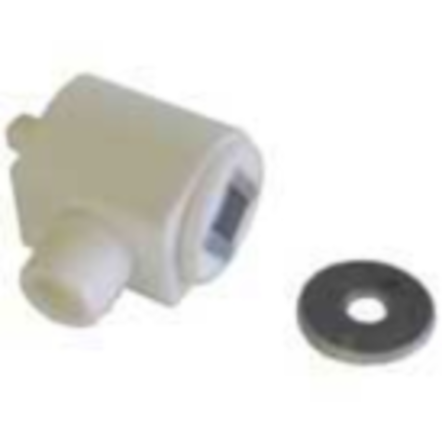 Ferm.magnét.réglable goupille ø10mm blanc 