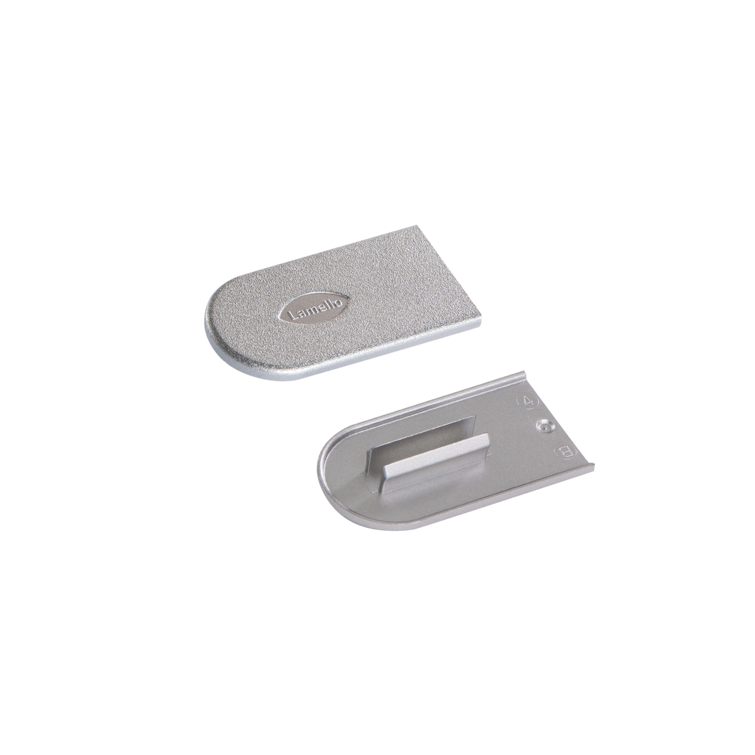 Cabineo capuchons metal look argent 100pcs 