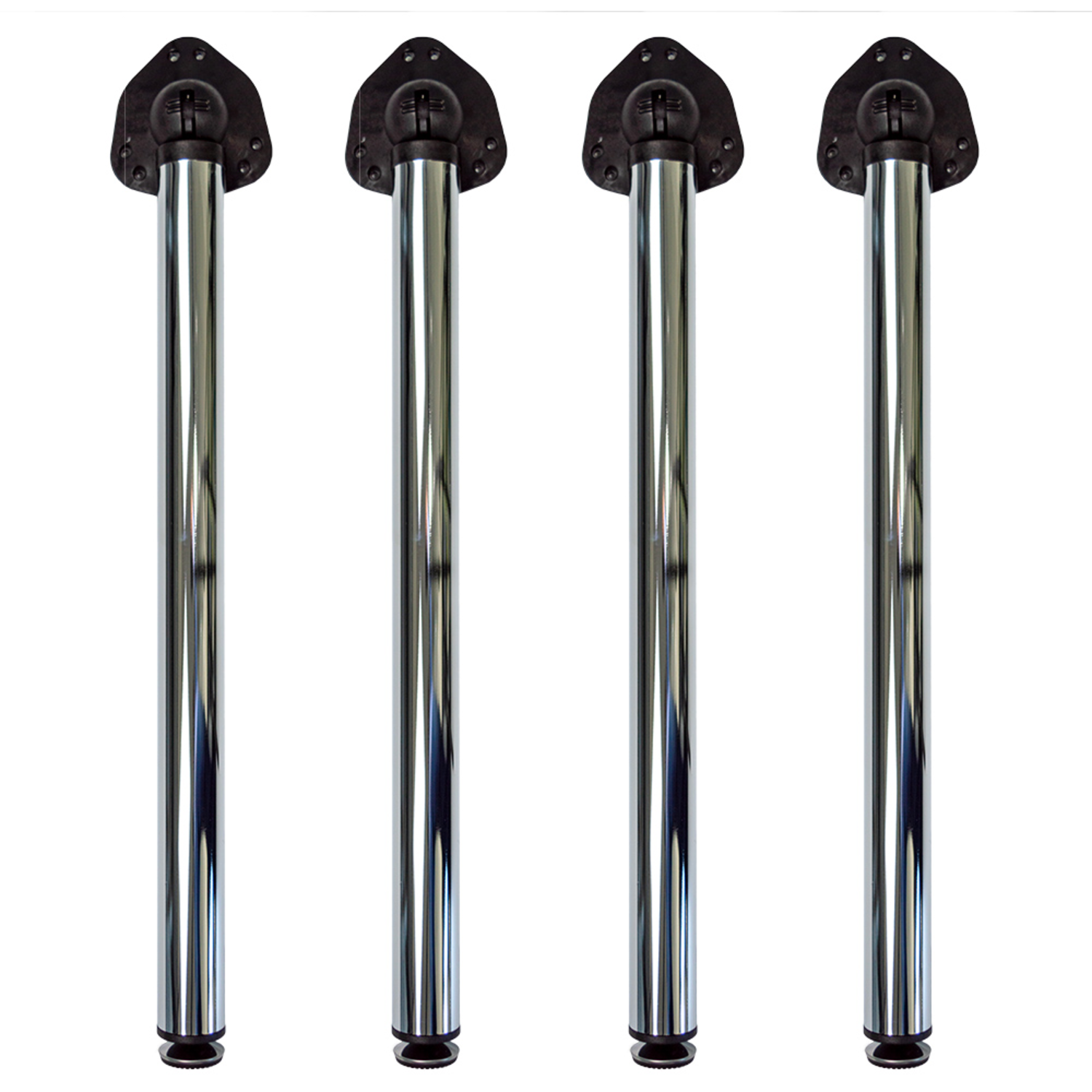 Clappo set de pied rabattable h.71 chrome  