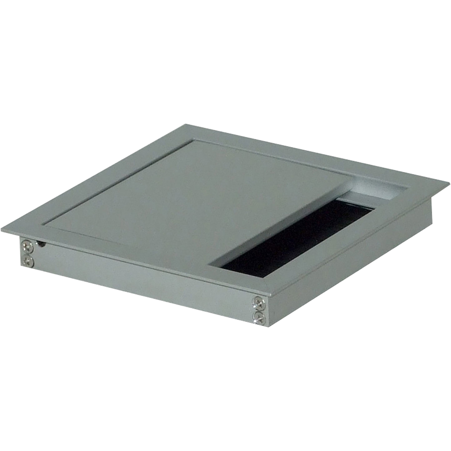 Passe cable Exit alu 100x100x13.5mm +couvercle  