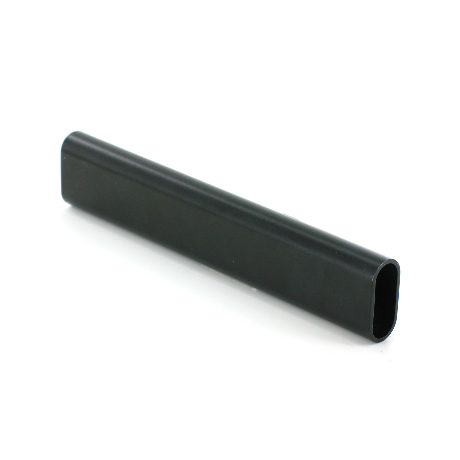 Tube de penderie ovale 30x14/2000mm alu noir mat 